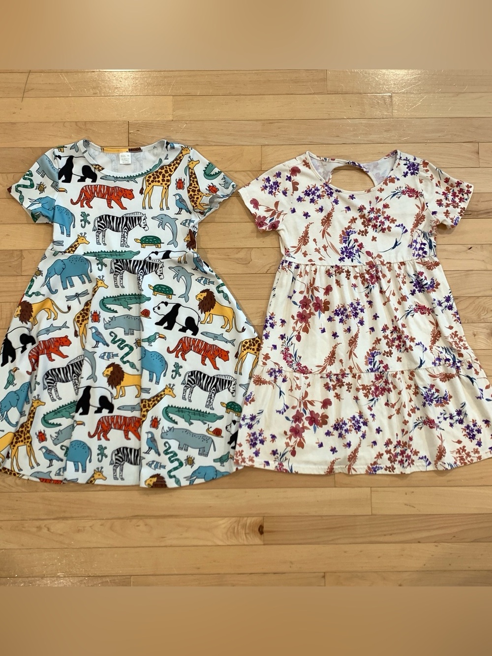 Youth girls size 10/12 short sleeve dresses set of 2 - The Children’s Place